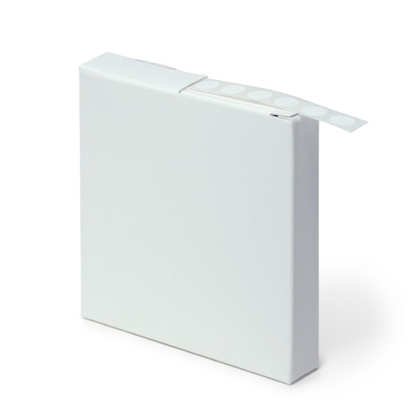 Nevs Cryo Label Dots 9.5mm Dots for 0.5-1.5ml Tubes White Roll Form - LCD-38-W