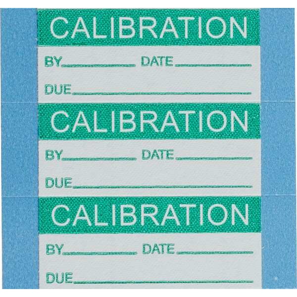 Brady Calibration Labels 0.625" H x 1.5", PK 25 - WOAF-10-PK