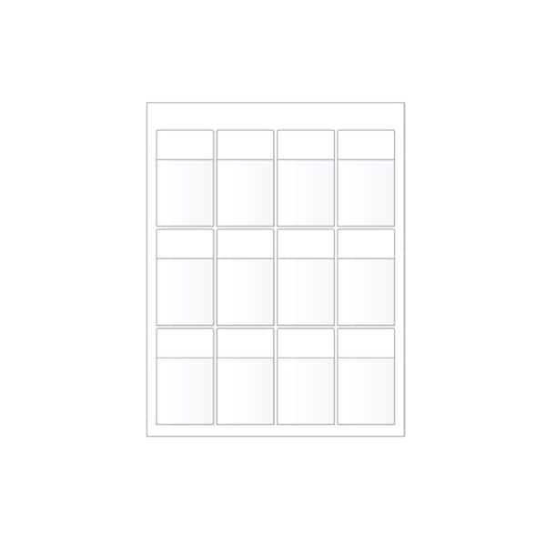 Ziptape Laser Printer Label Sheet Sticker Paper - 1.88" W x 0.97" H , 120PK - ZT-LSL-80-602-10