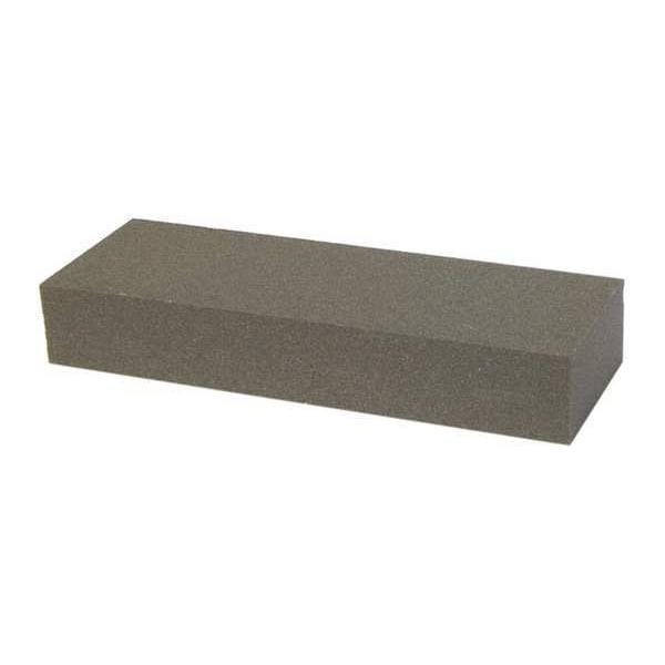 Norton Abrasives Single Grit Benchstone, 4 in W, 1 in L, 1/4 in H, Aluminum Oxide, 150 Grit, Brown - 61463685580