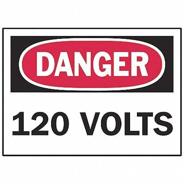 Brady Danger Label, Instruction, 5 In. W, PK5, 86274 - 86274