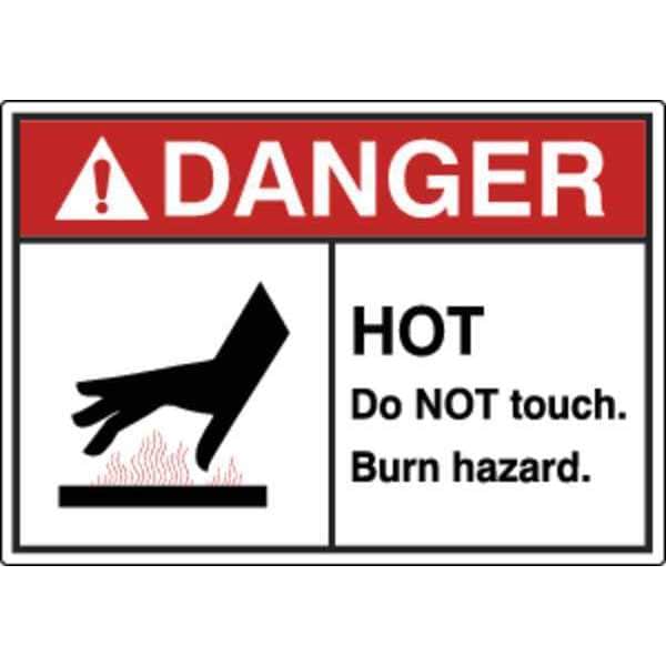 Zoro Select Label, Machine/Equipment, 3-1/2 in. H, PK5, HWL-535-742-5PK - HWL-535-742-5PK