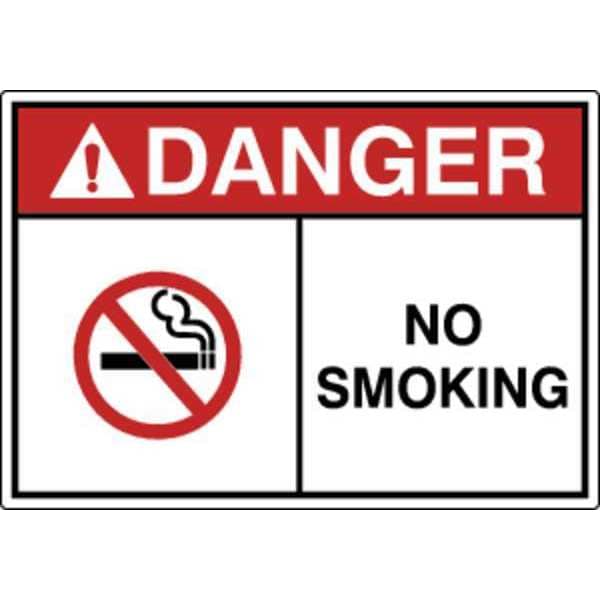 Zoro Select Label, Safety, Danger No Smoking, PK5 - HWL-535-780-5PK