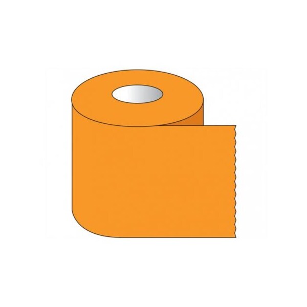 Shamrock Scientific RPI Lab Tape, 1" Core, 1" Wide, Orange, 500" - 560101-O