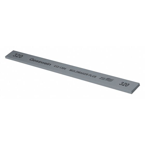 Gesswein Finishing Stone, 1/2"x1/4"x6", 320Grt, PK12 - 412-1304