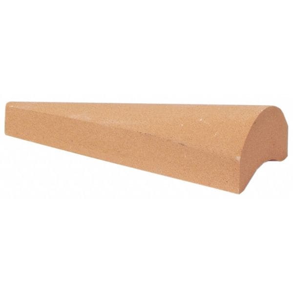 Norton Abrasives Gouge Sharpening Stone, 6 in W, 3/4 in L, Aluminum Oxide, Brown, Orange - 61463687305