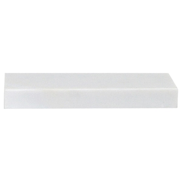 Norton Abrasives Single Grit Benchstone, 6 in W, 2 in L, 3/4 in H, Hard Arkansas, White - 61463685660