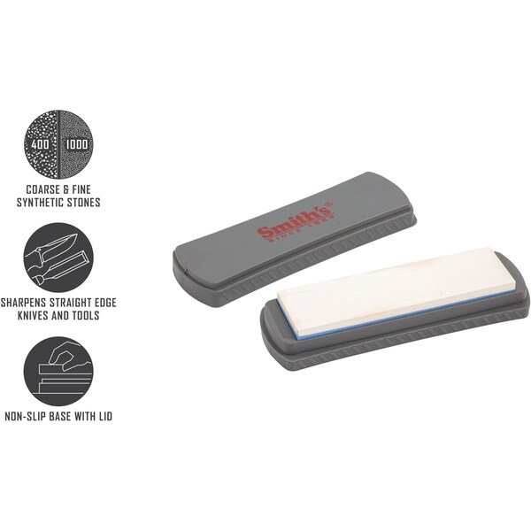 Smiths Consumer Products 2023 Smith'S 6In Dual Grit Fine Whetstone 400/1000 - SMI-51314
