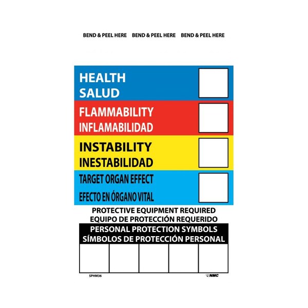 Nmc Right To Know Labels (Bilingual), 6X4, Ps Vinyl, Pk10 - SPHM36