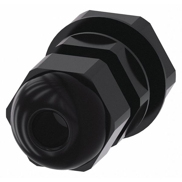 Conector de cable Siemens Metric, 25 mm, negro - 3SU1900-0HH10-0AA0