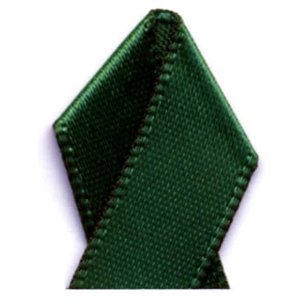 Papilion Papilion R074400230587100Y .88 in. Double-Face Satin Ribbon 100 Yards - Forest Green - R074400230587100Y