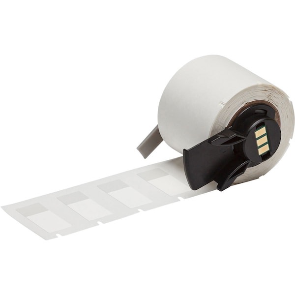 Brady Label, Color Clear/White, 1/2" W, 1/2" H - M6-122-461