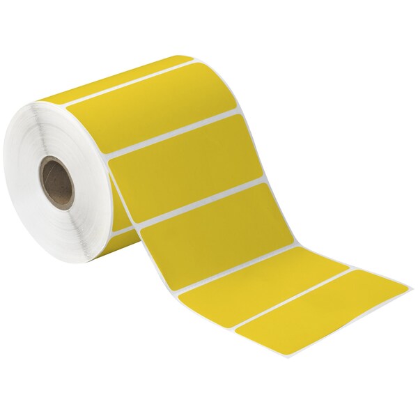 Tape Logic 4 x 1 1/2in Yellow Desktop Direct Thermal Label, 12PK - THD346