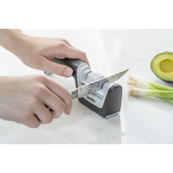 Smiths Consumer Products 2023 Smith'S Gourmet Diamond Pro Pull-Thru Knife And Scissor - SMI-50217