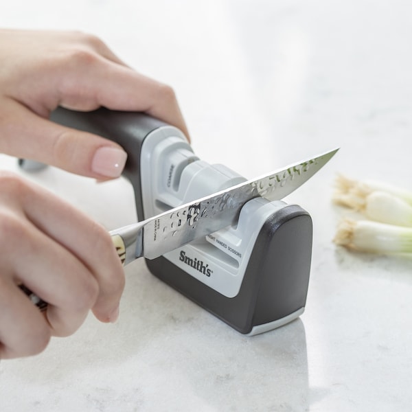 Smiths Consumer Products 2023 Smith'S Gourmet Diamond Pro Pull-Thru Knife And Scissor - SMI-50217