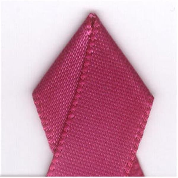 Papilion Papilion R074400090195100Y .38 in. Double-Face Satin Ribbon 100 Yards - Magenta - R074400090195100Y