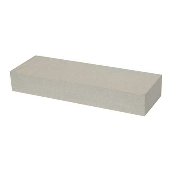 Norton Abrasives Single Grit Benchstone, 8 in W, 2 in L, 1 in H, Silicon Carbide, 120 Grit, White - 61463685525