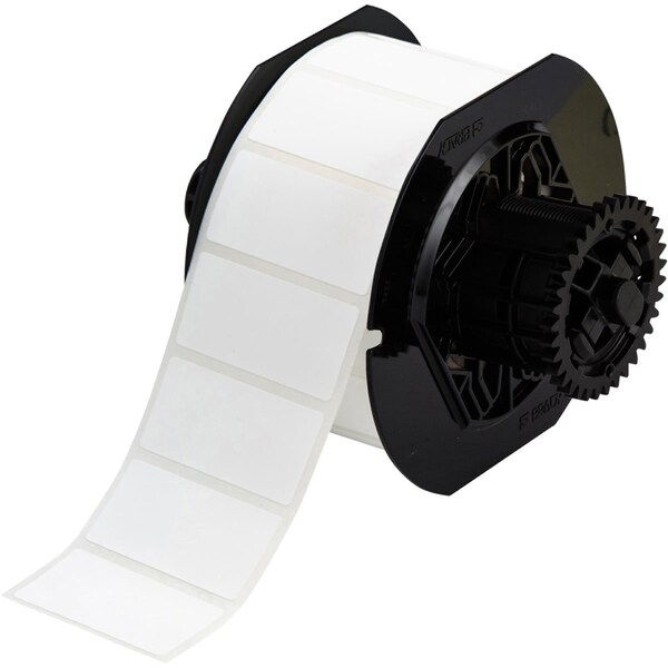 Brady B33 Series Self-Extinguishing Polyester Labels 1 in H x 2 in W White 1500/RL - B33-17-443