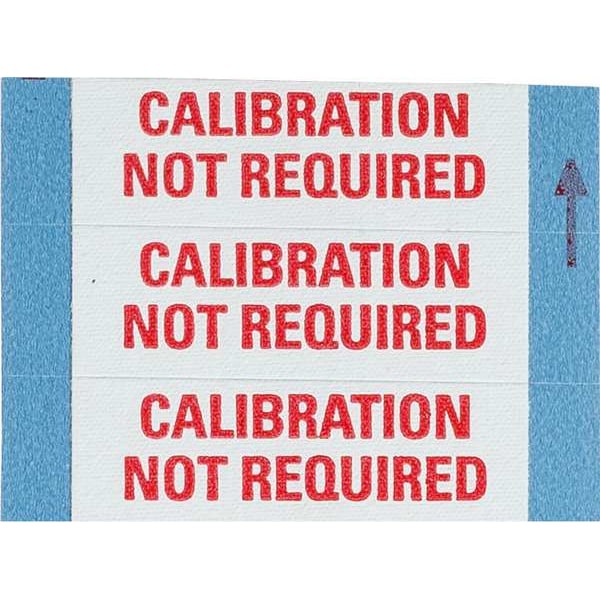 Brady Calibration Labels 0.5 in H x 1.5, PK 25 - WO-53-PK