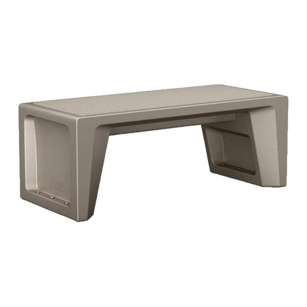 Cortech Bench, 21 in W, 48 in L, 18 in H, Gray - 136484SG