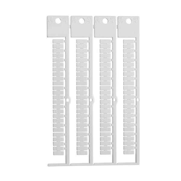Brady Terminal Block Tag Polycarbonate 10.00 mm H x 4.00 mm W Box of 1400 Pieces, 1400PK - SA1226