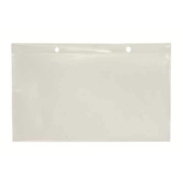 Quantum Storage Systems Label Holder, Clear, Polypropylene, 5 in L x 3 in W, 1 lb Load Capacity, 6 PK - LBL3X5