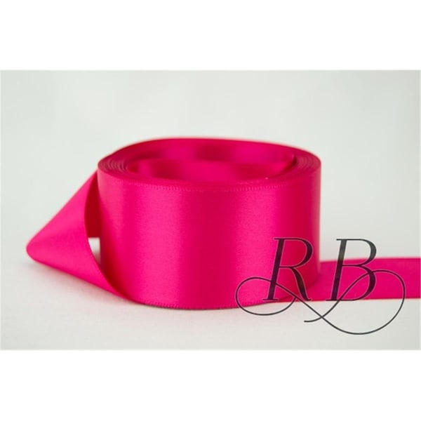 Kuriyama 1.5 in. Double Faced Satin Ribbon, Shocking Pink - 50 Yards - 1167