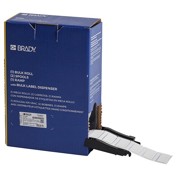 Brady Sleeve, Polyolefin, White, 1 3/4" W - BM-500-175-312