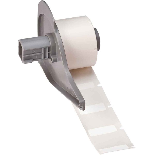Brady Label, 1 in W, Clear; White - M7-19-642
