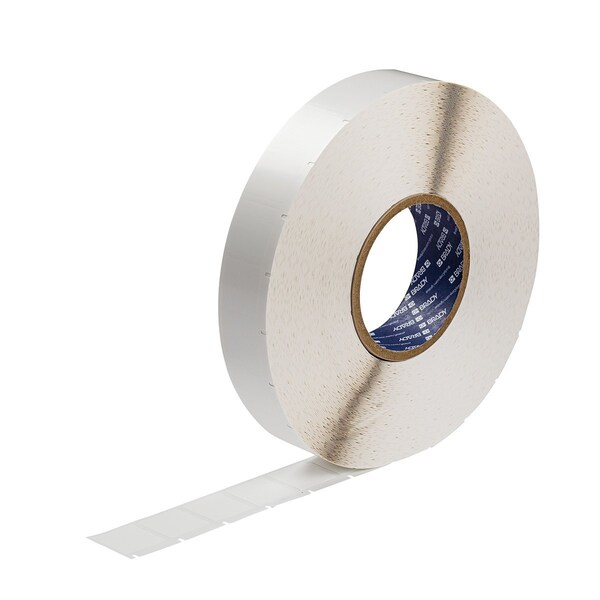 Brady Aggressive Adhesive Multi-Purpose Nylon Labels Bulk for A6200 Printer 1in x 1in - BA62-13-499