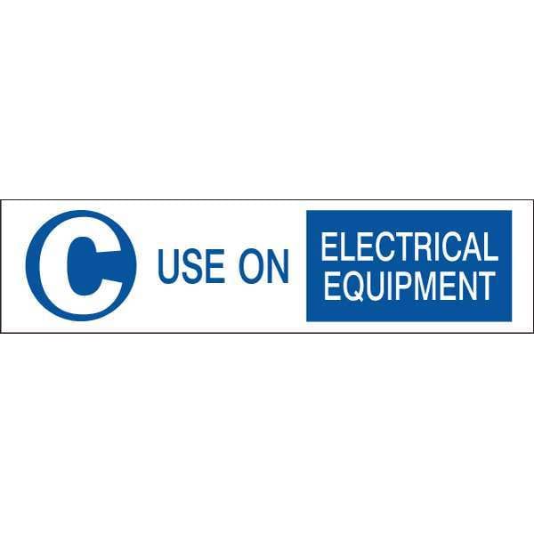 Brady Fire Extinguisher Label, 1-1/2inHx6inW, 95224 - 95224