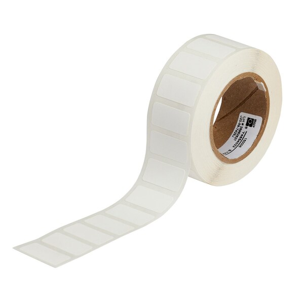 Brady Chemical Resistant Cryogenic Polypropylene Continuous Labels for 2in Core InkJet Printers-0.5inx1in - JP-59-7425J-SC