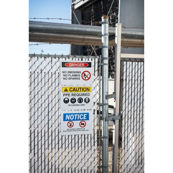 Brady Label, Orange/Black/White, Labels/Roll: 95 - 130758