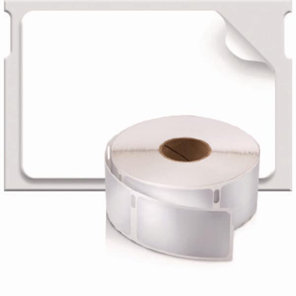 Dymo LW Multipurpose Labels, 1in x 1.5in , White, 750PK - 30347