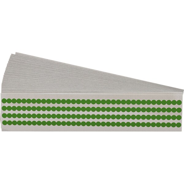 Brady Quik-Dot Markers Vinyl 0.250 in Di, PK 25 - QD-25-DG-PK