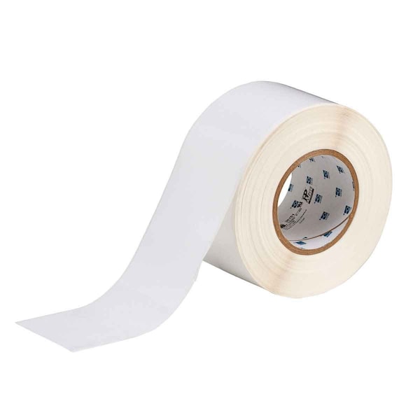 Brady Weather Resistant Polyester Outdoor Labels 3 in W x 300 ft L White - THT-21-8591-WT