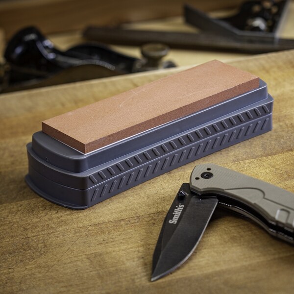 Smiths Consumer Products 2023 Smith'S 6In Dual Grit Medium Whetstone 325/750 - SMI-51313