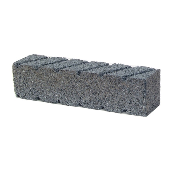 Norton Co SHARPENING STONES, Rubbing Brick - Fluted , Size: 6 x 2 x 2 - 614636-87840