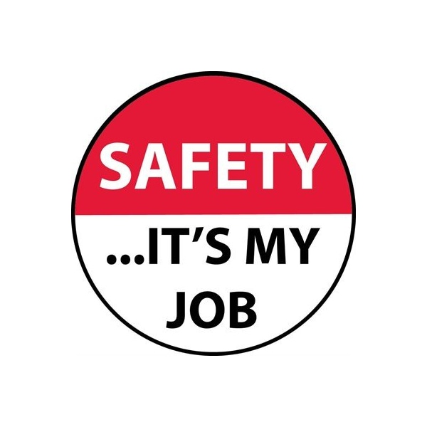 Nmc Safety It'S Your Job Hard Hat Emblem, Pk25 - HH77