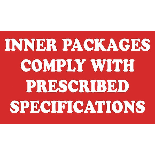 Nmc Inner Packages Comly With Pr. Label - DL169AL