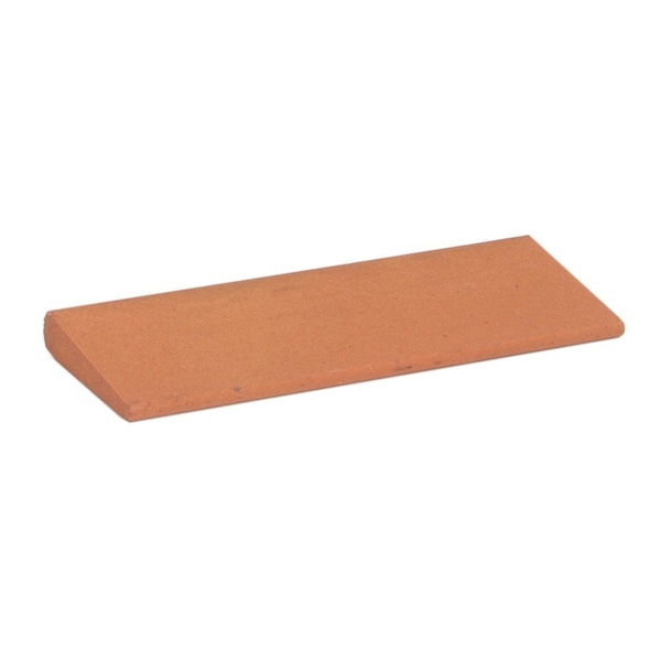 Norton Co Abrasives Rnd Edge Slip Sharpening Stone, India - FS34, Aluminum Oxide, Medium, 4-1/2 x 1-3/4 x 3/8 - 614636-87160