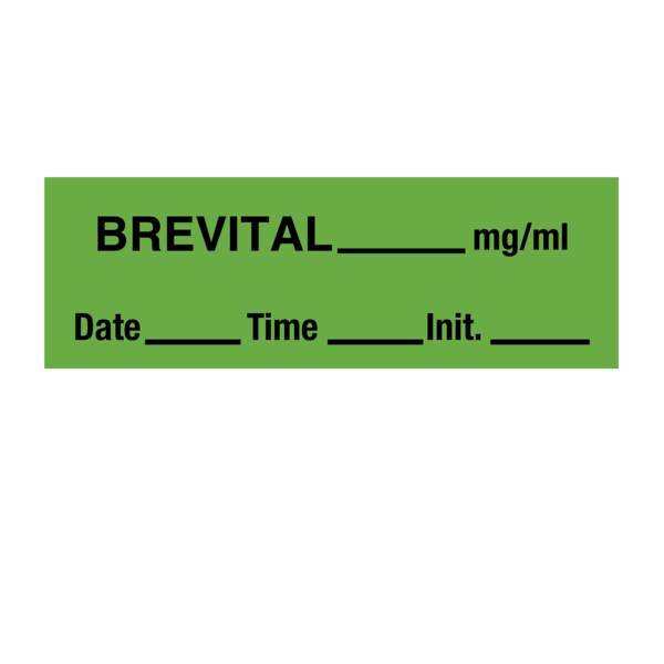 Nevs Tape, Brevital 1/2" x 500" Green w/Black - SANT-9