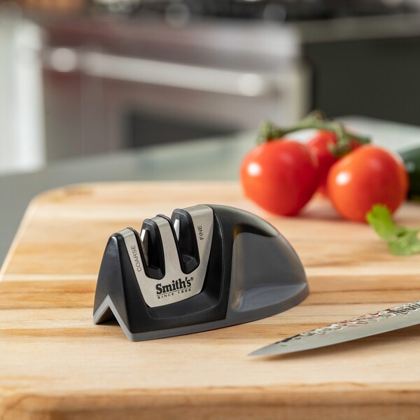 Smiths Consumer Products 2023 Smith'S Smith'S Edge Grip 2-Stage Knife Sharpener Gray - SMI-50039