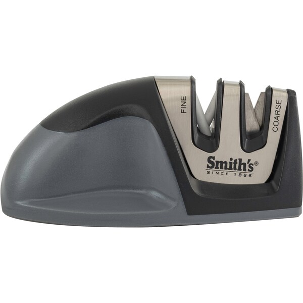 Smiths Consumer Products 2023 Smith'S Smith'S Edge Grip 2-Stage Knife Sharpener Gray - SMI-50039