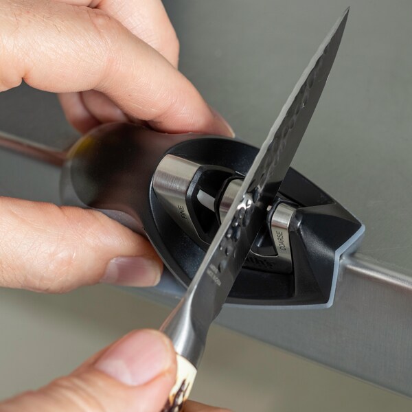 Smiths Consumer Products 2023 Smith'S Smith'S Edge Grip 2-Stage Knife Sharpener Gray - SMI-50039