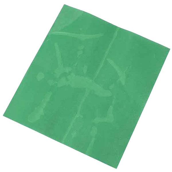 Brady Label, Green, 10 In. H, 9 In. W - 30698