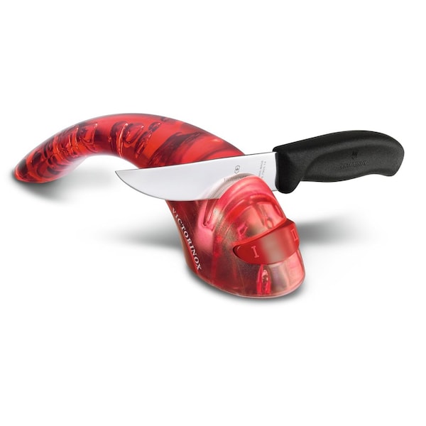 Swiss Army Brands 2024 Victorinox Kitchen Knife Sharpener Handheld, Ceramic Roller Packaged - VIC-7.8721