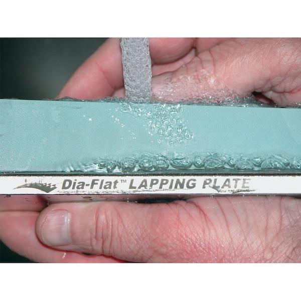 Dmt Lapping Stone, 10 in W, 4 in L, 3/8 in H, Diamond, 95 Grit, Steel - DIAFLAT-95