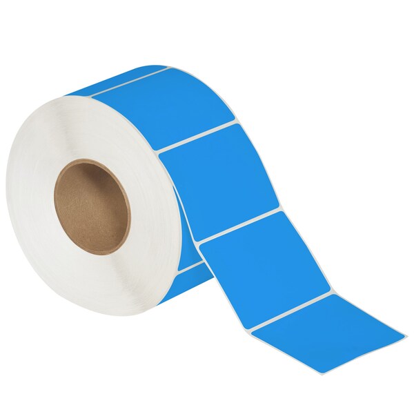 Tape Logic 4 x 3in Fluorescent Blue Thermal Transfer Labels, 4PK - THL146BE