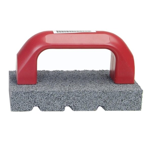 Norton Co SHARPENING STONES, Rubbing Brick - Fluted with Handle, Size: 8 x 3-1/2 x 1-1/2 - 614636-87795